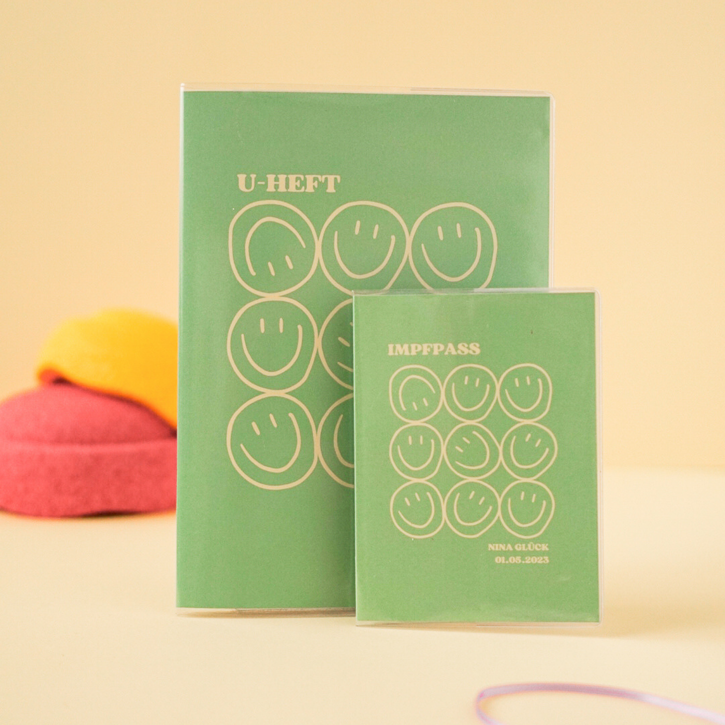 U-Heft Hülle Smiley