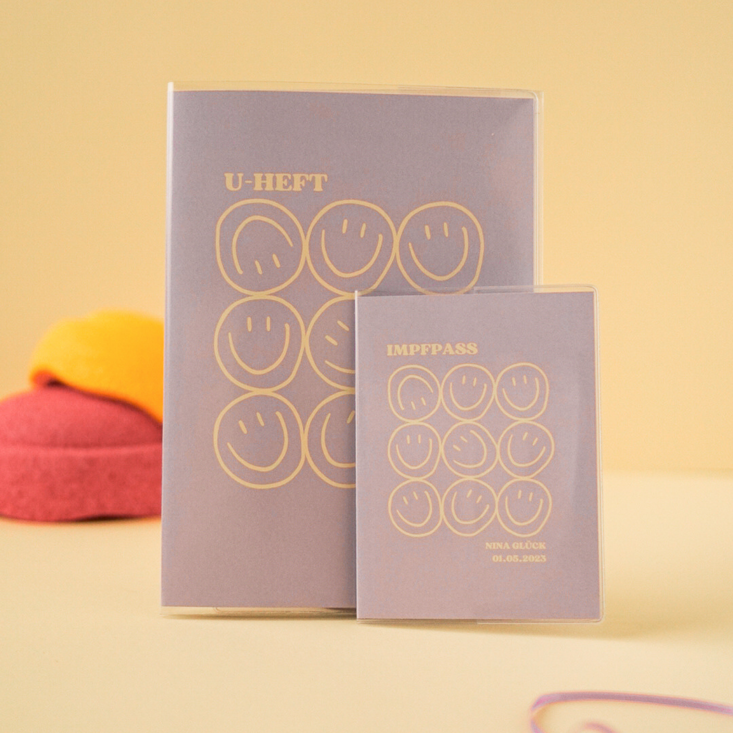 U-Heft Hülle Smiley