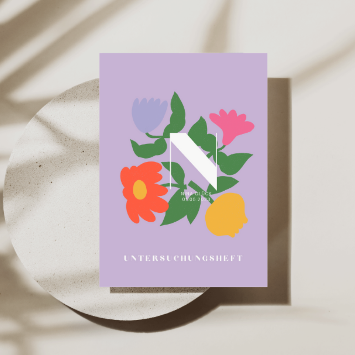 U-Heft Hülle Bouquet