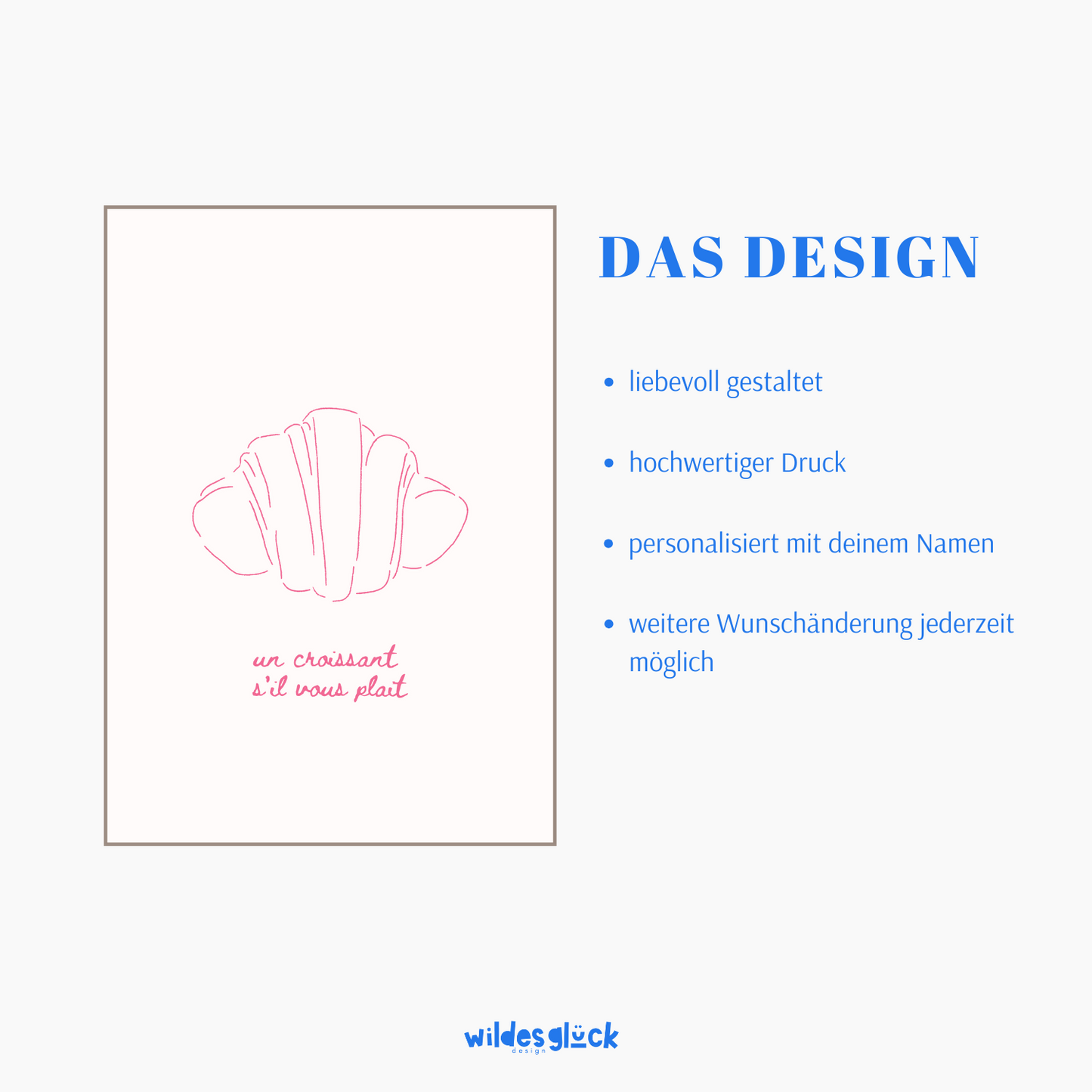 Poster Croissant