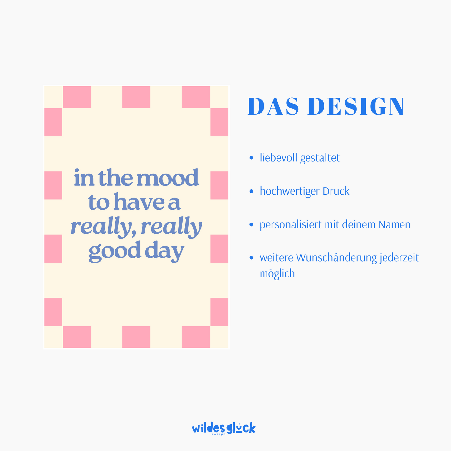Poster Really Good Mood