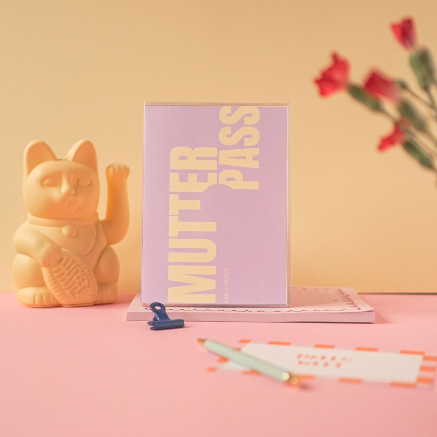 Mutterpasshülle Typo