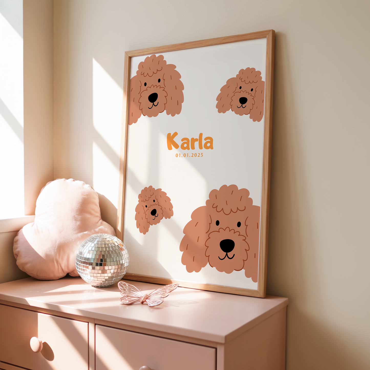 Kinderposter Name Hunde