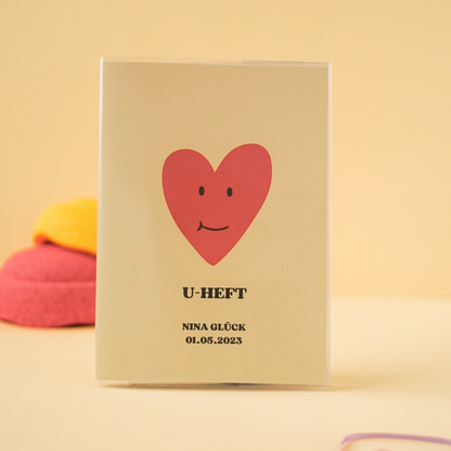 U-Heft Hülle Herzgesicht
