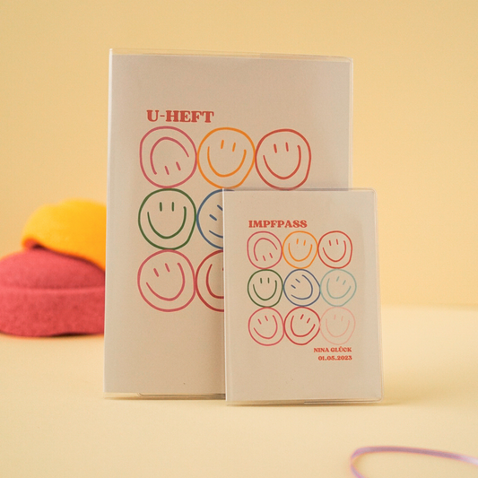 U-Heft Hülle Smiley
