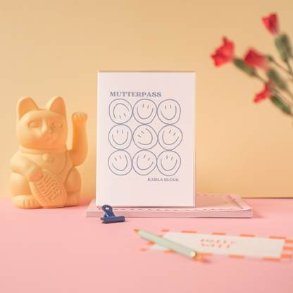 Mutterpasshülle Smiley