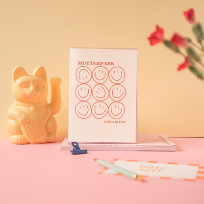 Mutterpasshülle Smiley