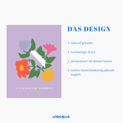 U-Heft Hülle Bouquet