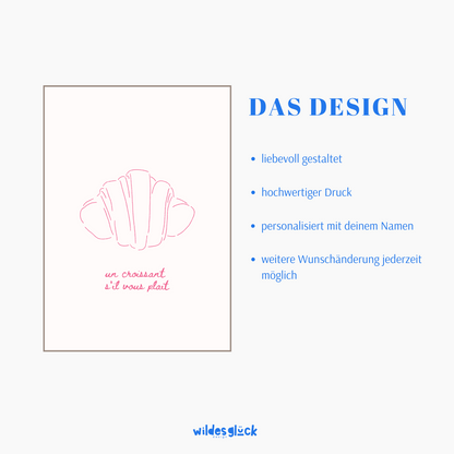 Poster Croissant