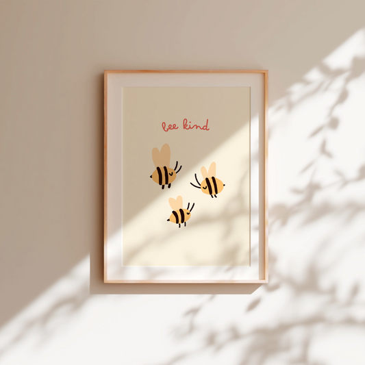 Poster Bee Kind