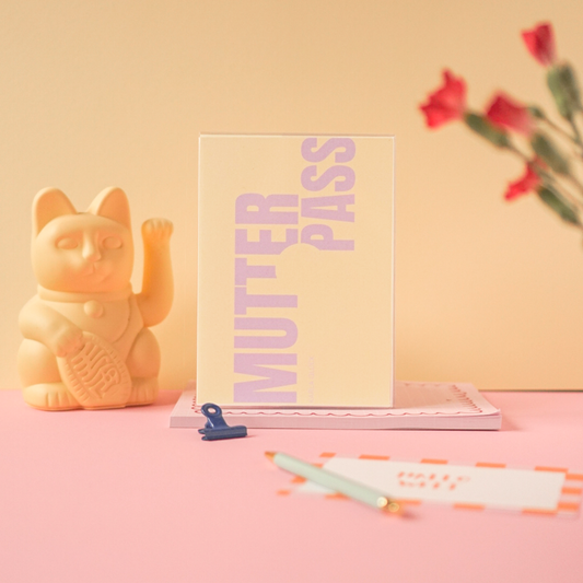 Mutterpasshülle Typo