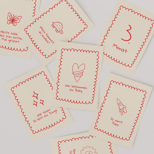 Meilensteinkarten Schwangerschaft