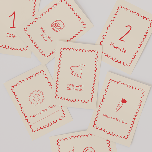 Meilensteinkarten 1. Babyjahr