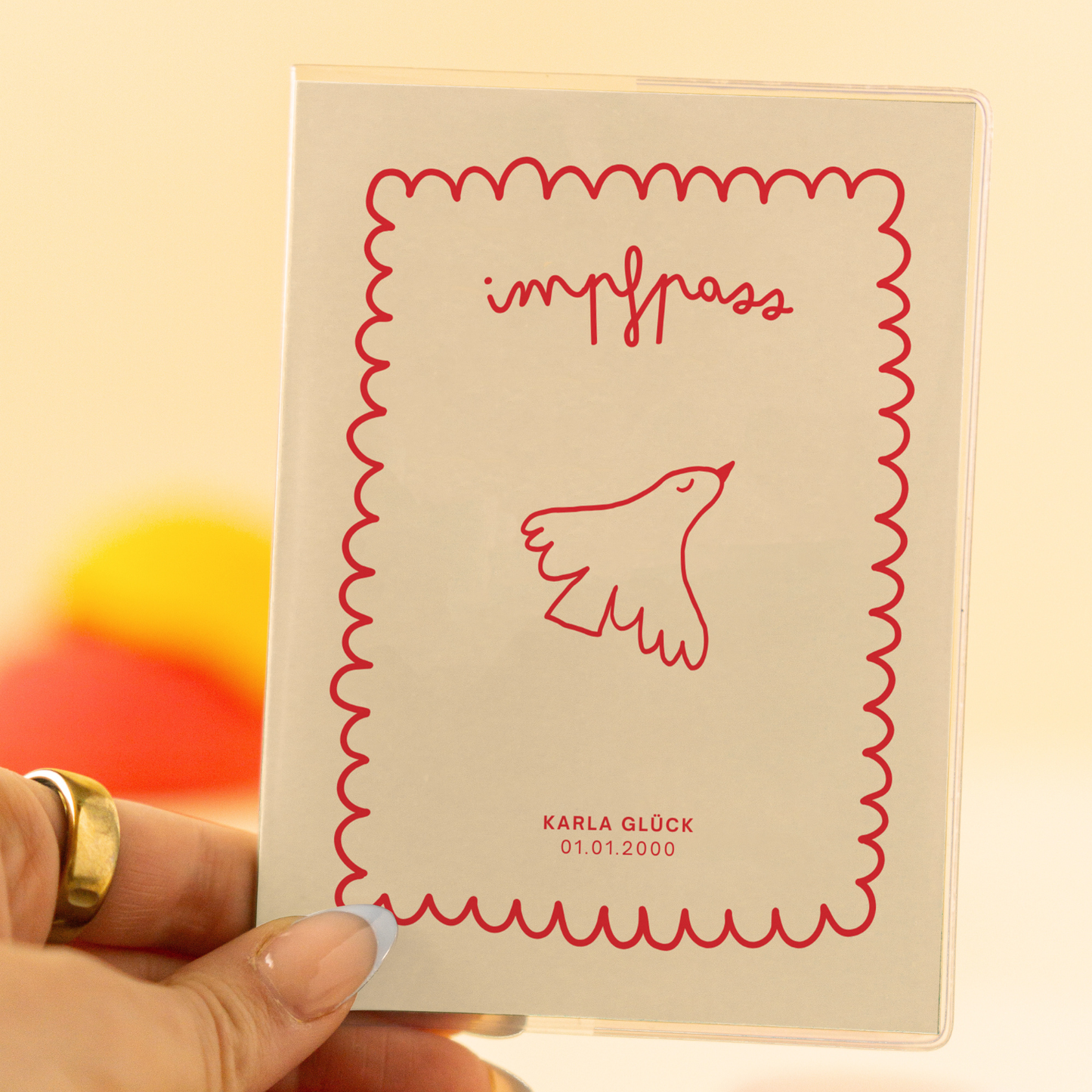 Impfpasshülle Vogel