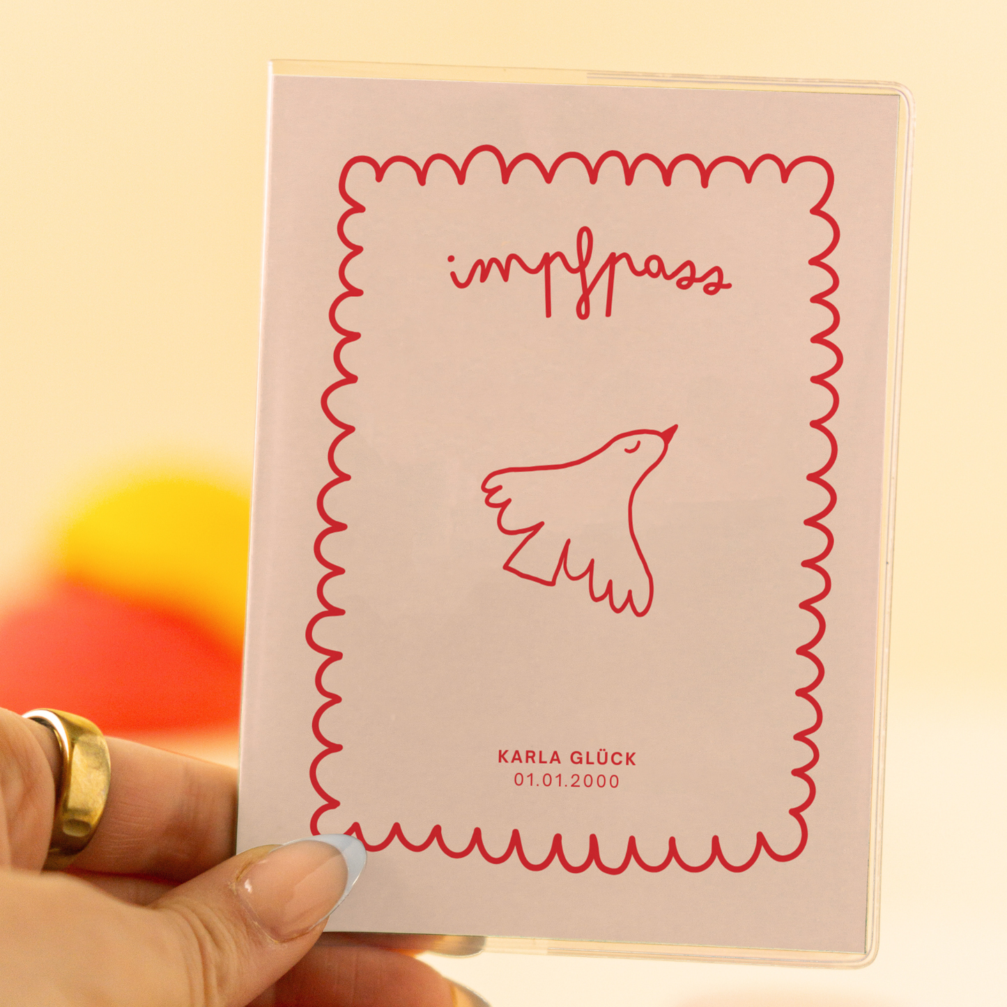 Impfpasshülle Vogel