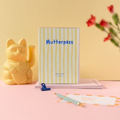 Mutterpasshülle Streifen