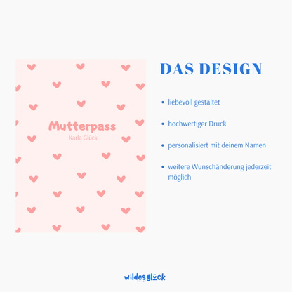 Mutterpasshülle Herzchen
