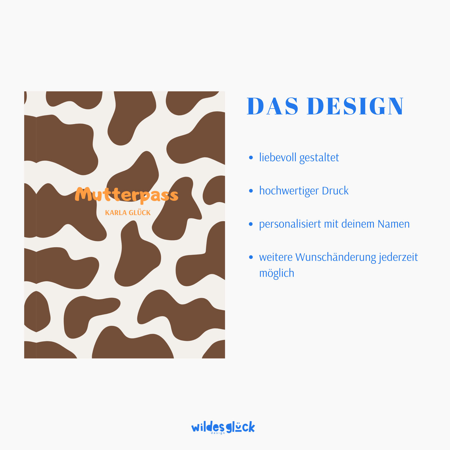 Mutterpasshülle Kuh