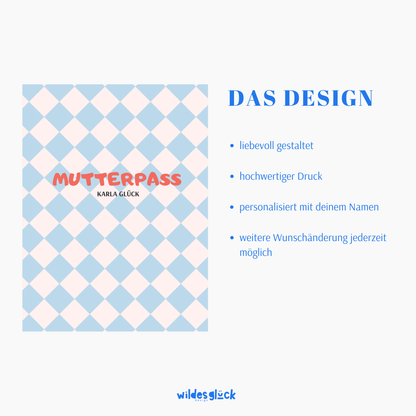 Mutterpasshülle Karo