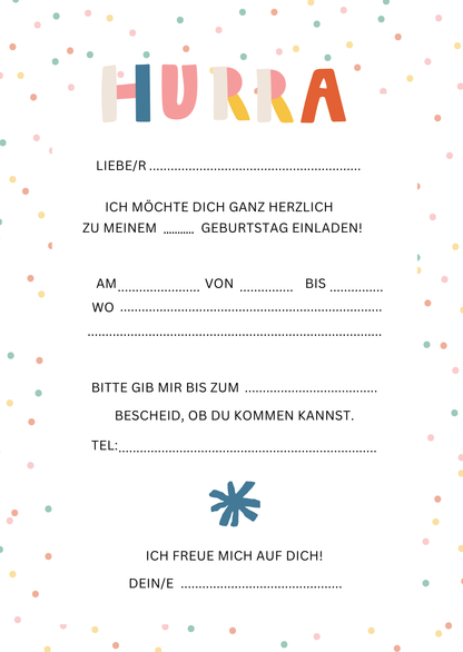 Einladungskarten Kindergeburtstag | Party
