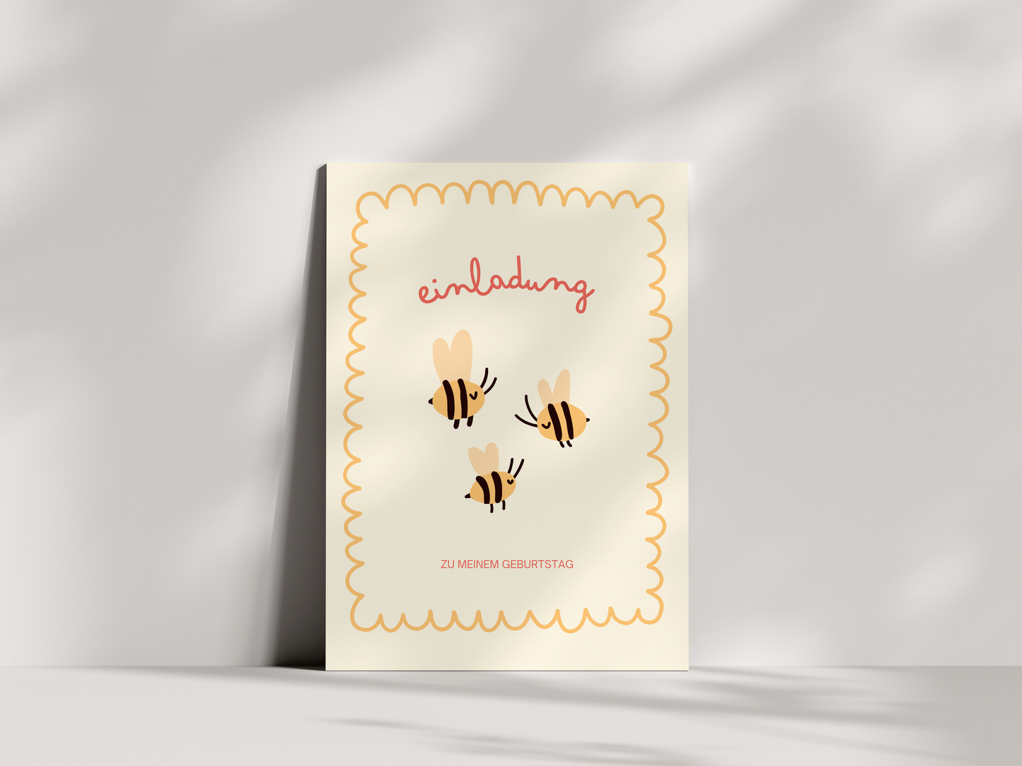 Einladungskarten Kindergeburtstag | Bienen