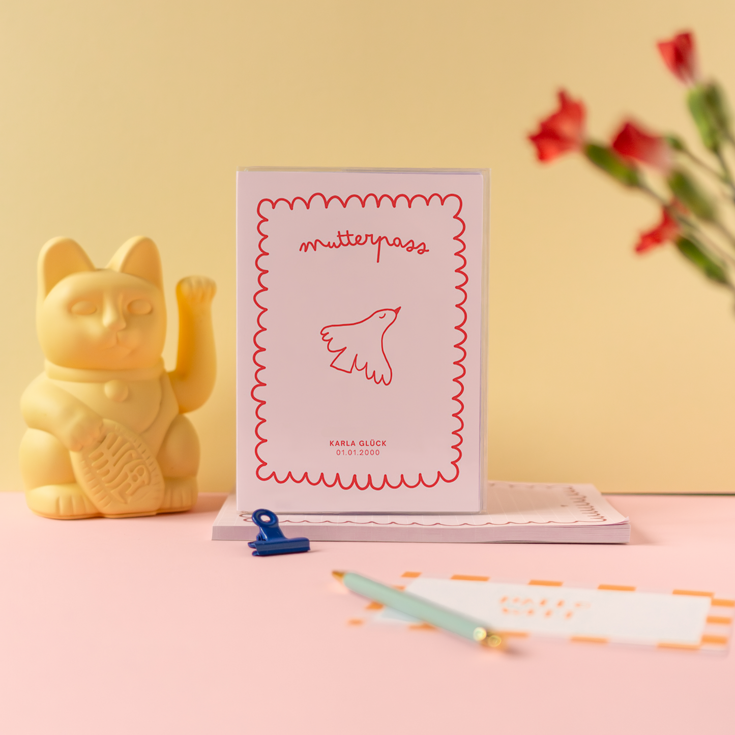 Mutterpasshülle Vogel