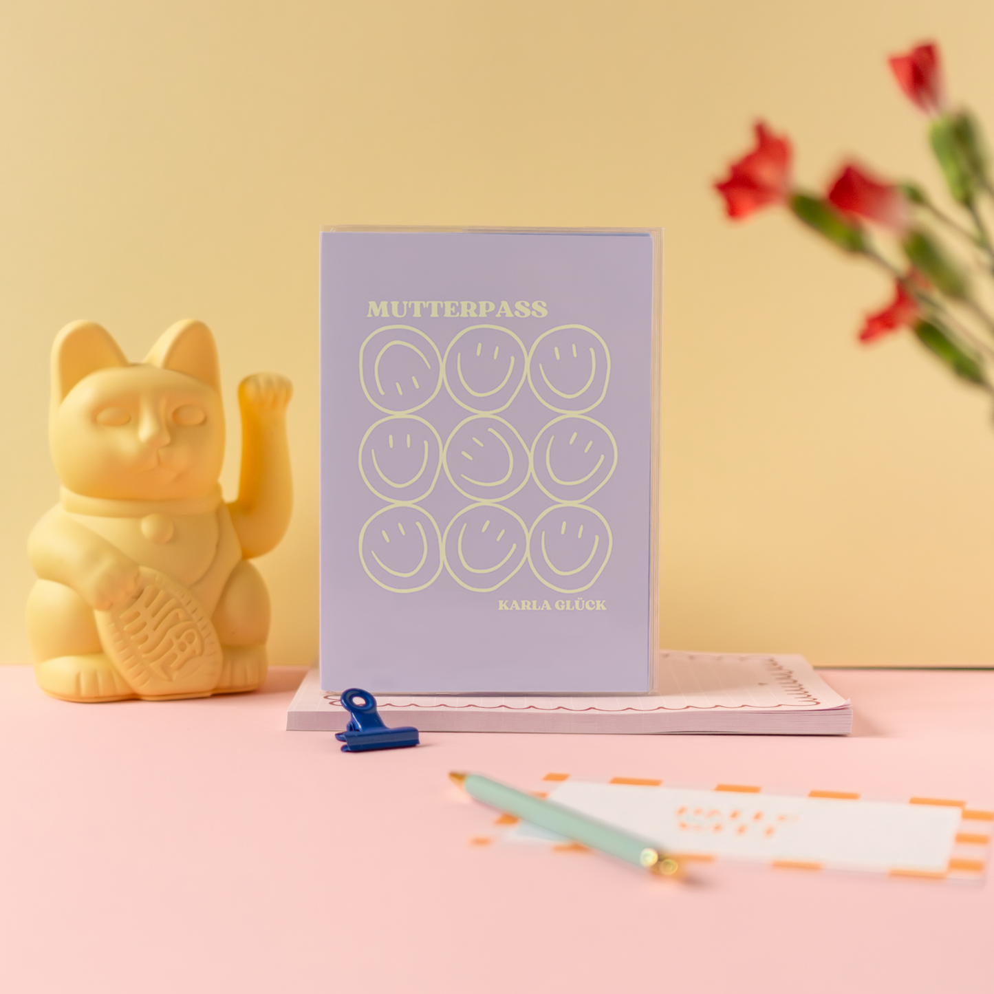 Mutterpasshülle Smiley