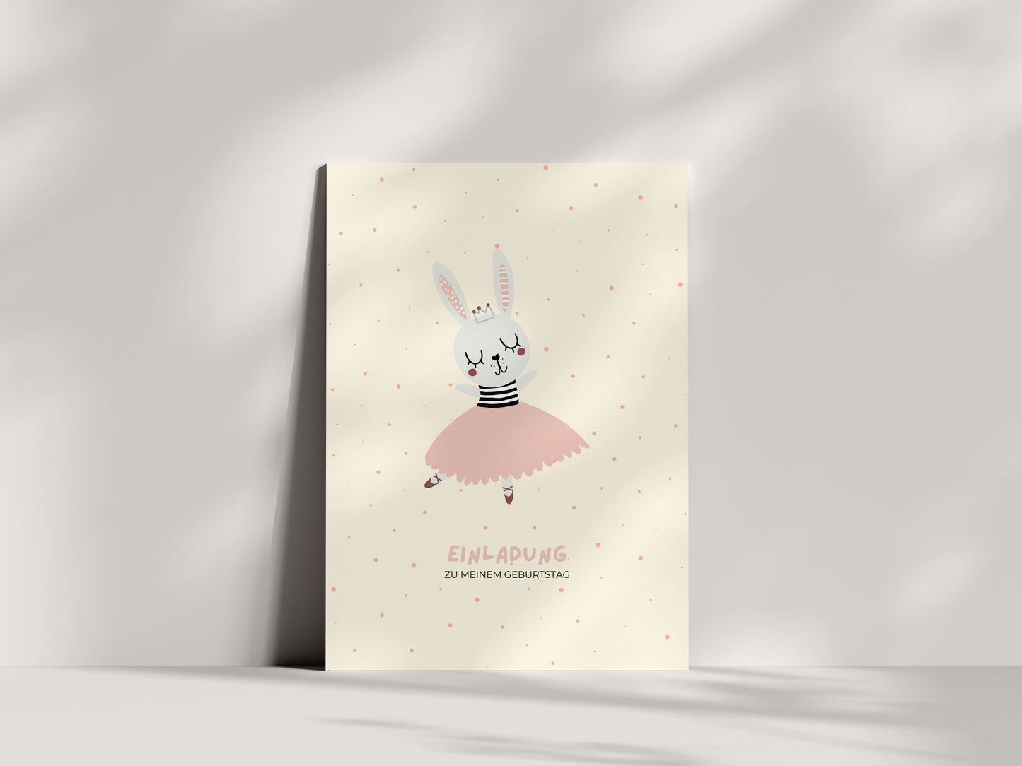 Einladungskarten Kindergeburtstag | Ballerina Tanz