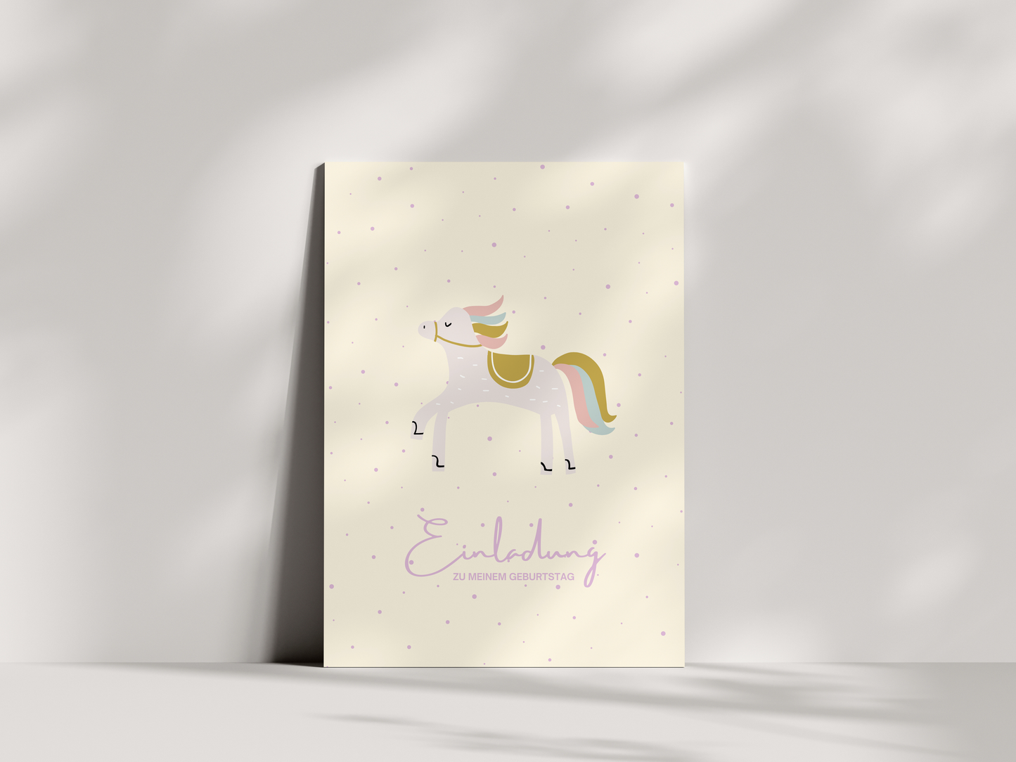 Einladungskarten Kindergeburtstag | Pferd