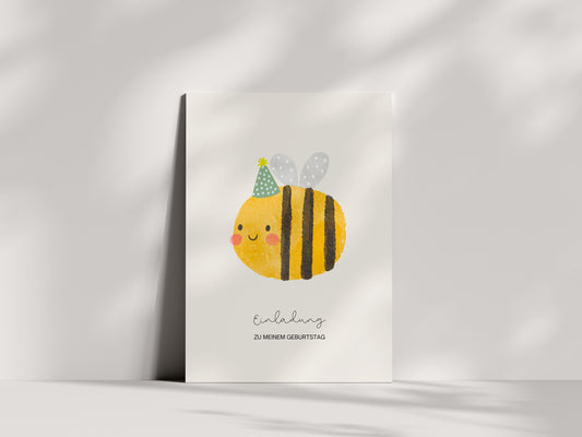 Einladungskarten Kindergeburtstag | Hummel