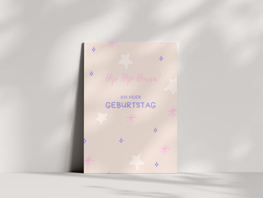 Einladungskarten Kindergeburtstag | Pink